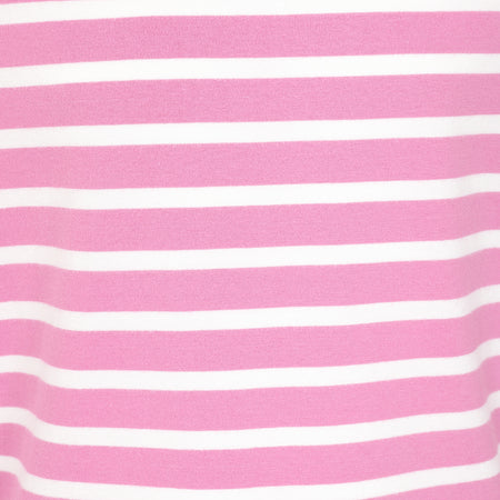 LJ97C - Girls Long Sleeve Breton Top - Candyfloss