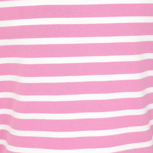 LJ97C - Girls Long Sleeve Breton Top - Candyfloss
