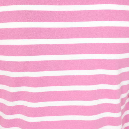 LJ97C - Girls Long Sleeve Breton Top - Candyfloss