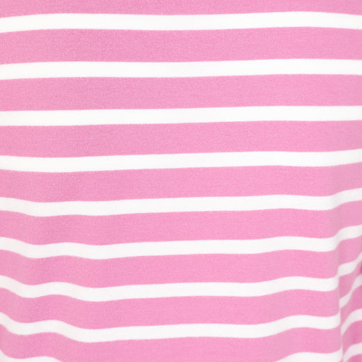 LJ97C - Girls Long Sleeve Breton Top - Candyfloss