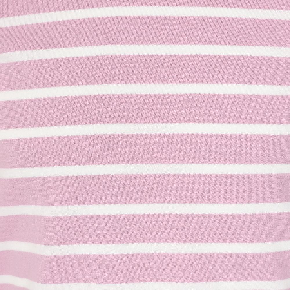LJ97C - Girls Long Sleeve Striped Breton - Pink