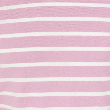 LJ97C - Girls Long Sleeve Striped Breton - Pink