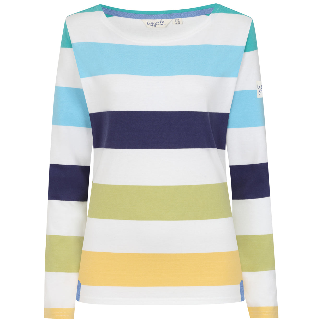 LJ97M - Ladies Long Sleeve Brenton Top - Greens
