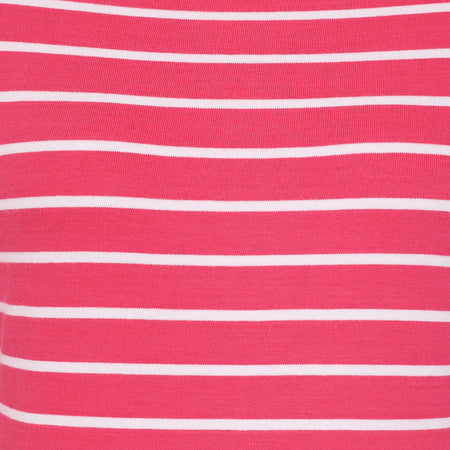 LJ97 - Ladies Long Sleeve Breton Top - Cherry