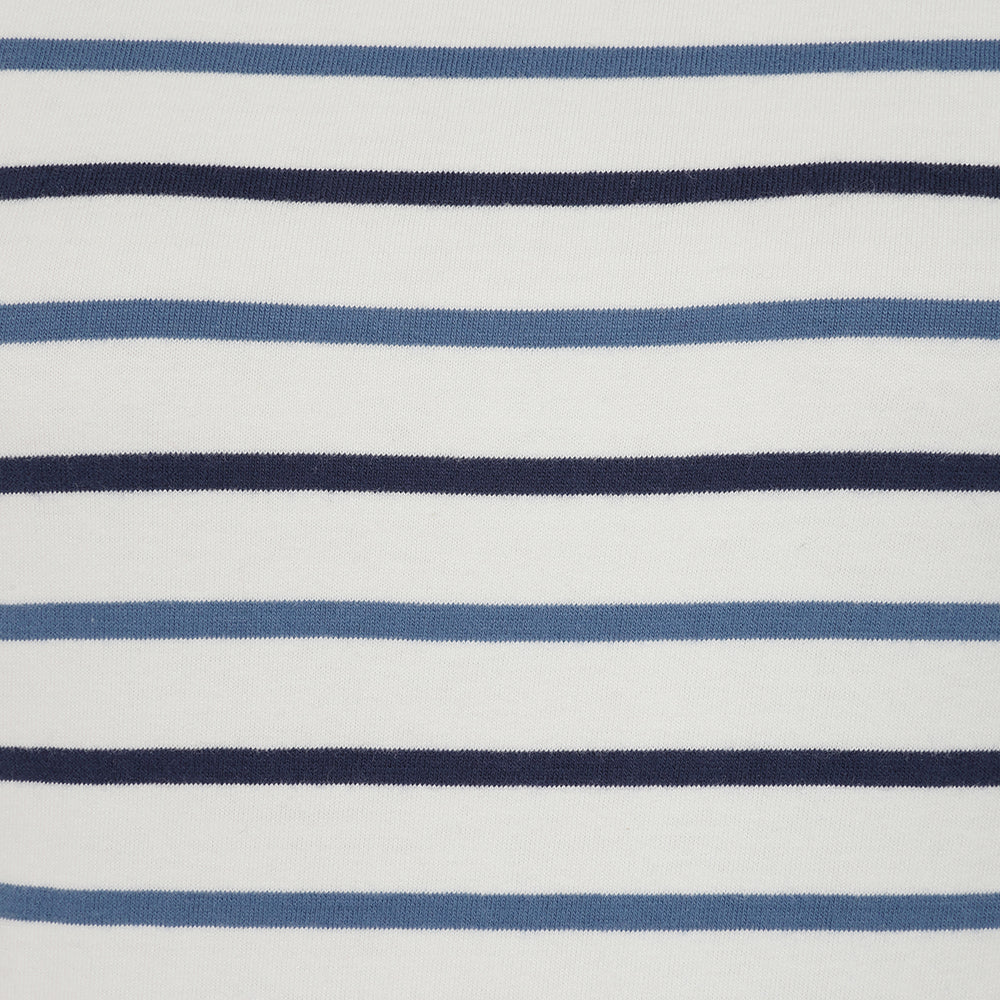 LJ97 - Long Sleeve Striped Breton - Blue