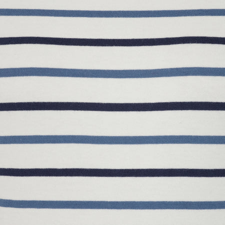 LJ97 - Long Sleeve Striped Breton - Blue