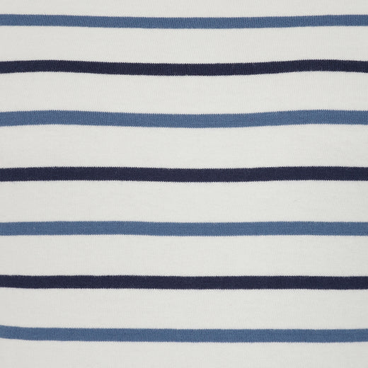 LJ97 - Long Sleeve Striped Breton - Blue