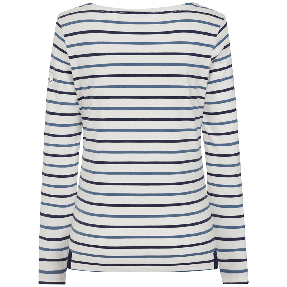 LJ97 - Long Sleeve Striped Breton - Blue