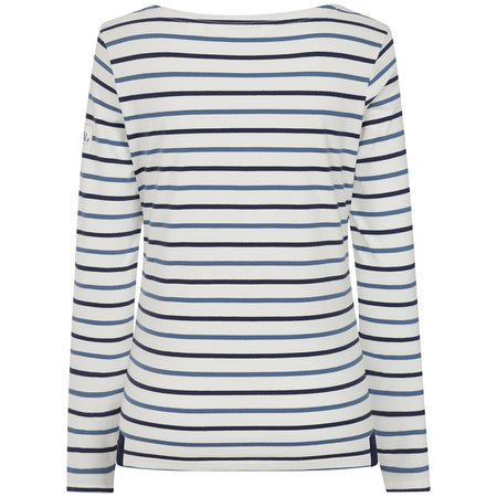 LJ97 - Long Sleeve Striped Breton - Blue