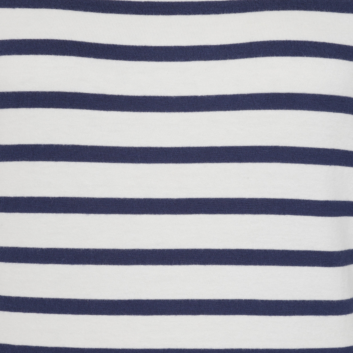 LJ97 - Long Sleeve Striped Breton - Chalk