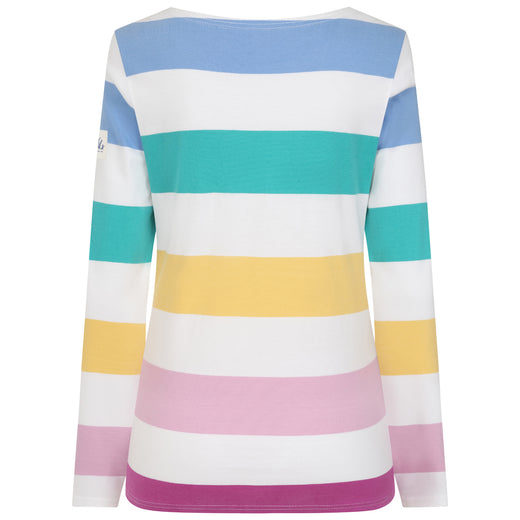 LJ97M - Ladies Long Sleeve Brenton Top - Colourful