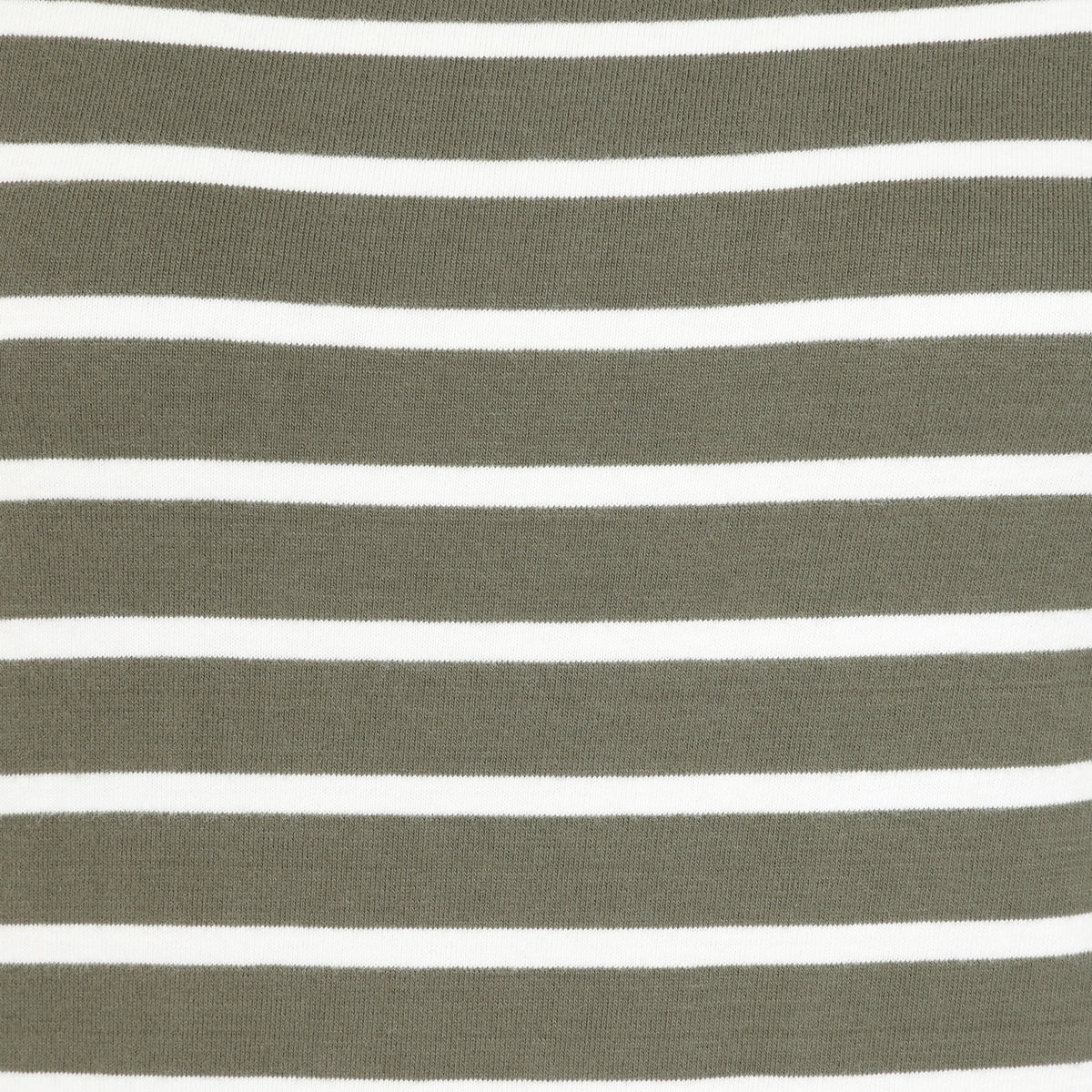 LJ97 - Striped Breton Top - Khaki