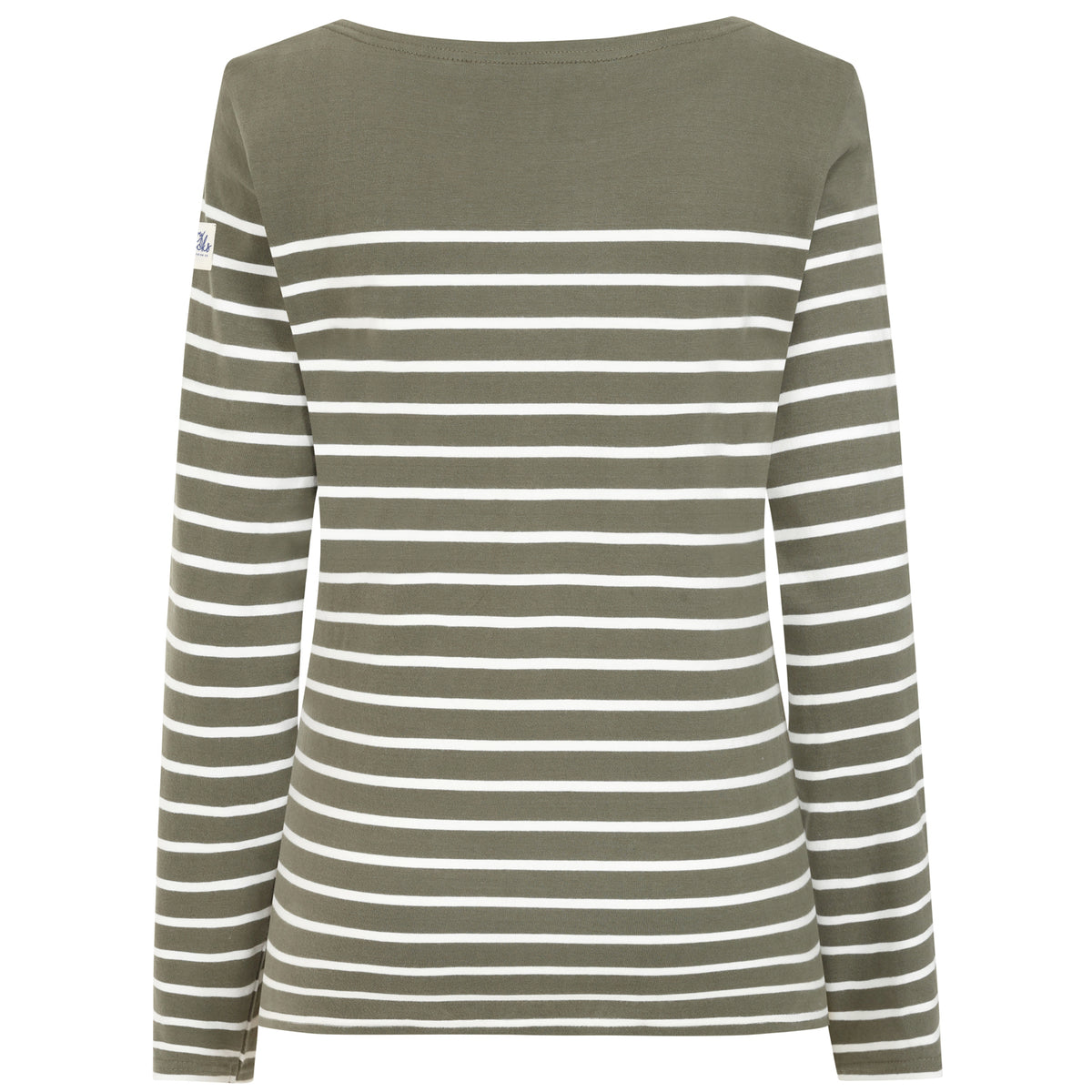 LJ97 - Striped Breton Top - Khaki