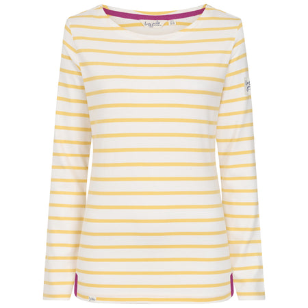 LJ97 - Long Sleeve Striped Breton - Lemon