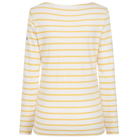 LJ97 - Long Sleeve Striped Breton - Lemon