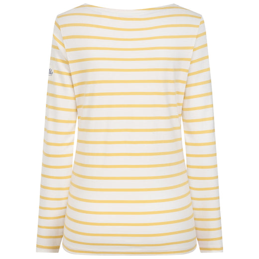 LJ97 - Long Sleeve Striped Breton - Lemon