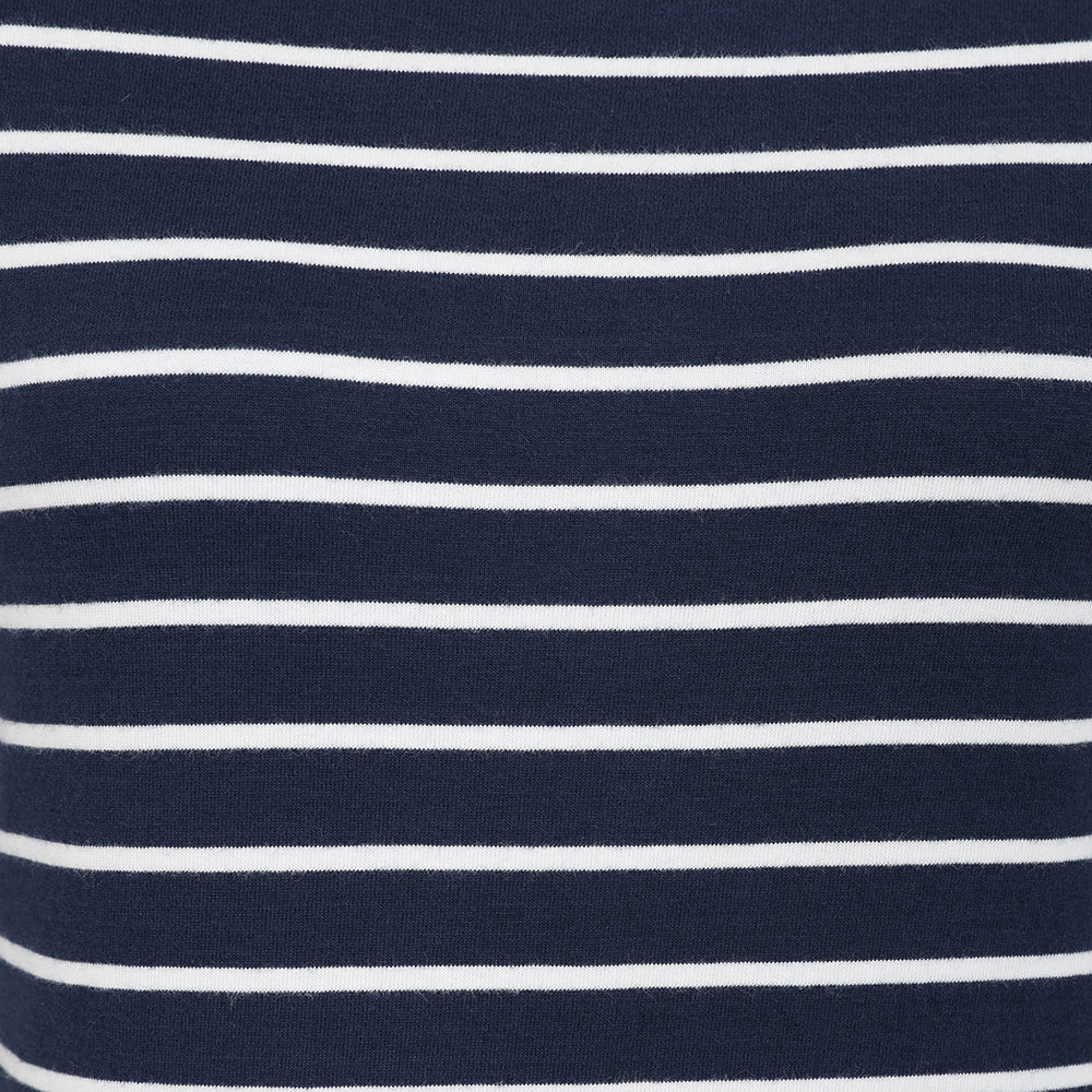 LJ97 - Striped Breton Top - Marine