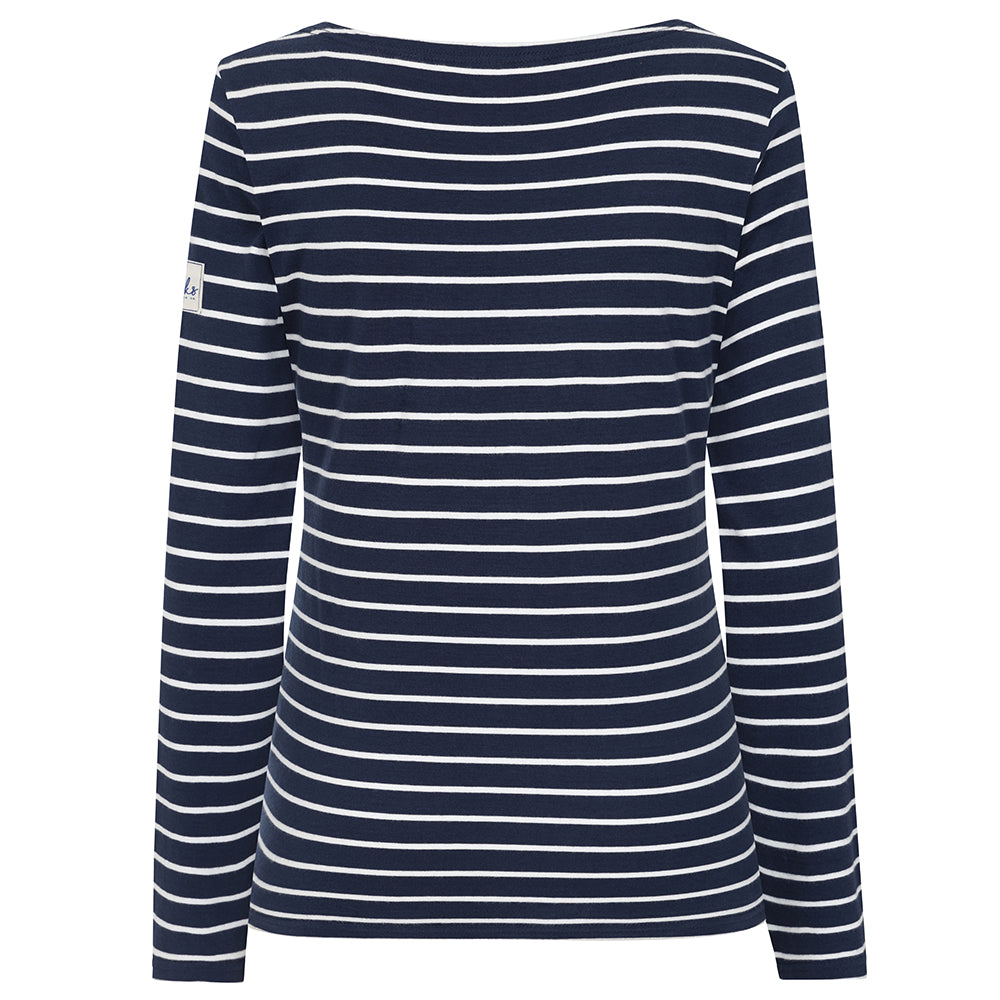 LJ97 - Striped Breton Top - Marine