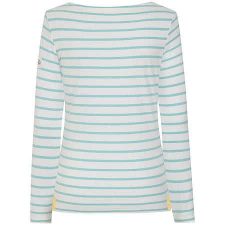 LJ97 - Long Sleeve Striped Breton - Peppermint