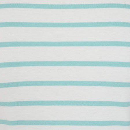 LJ97 - Long Sleeve Striped Breton - Peppermint