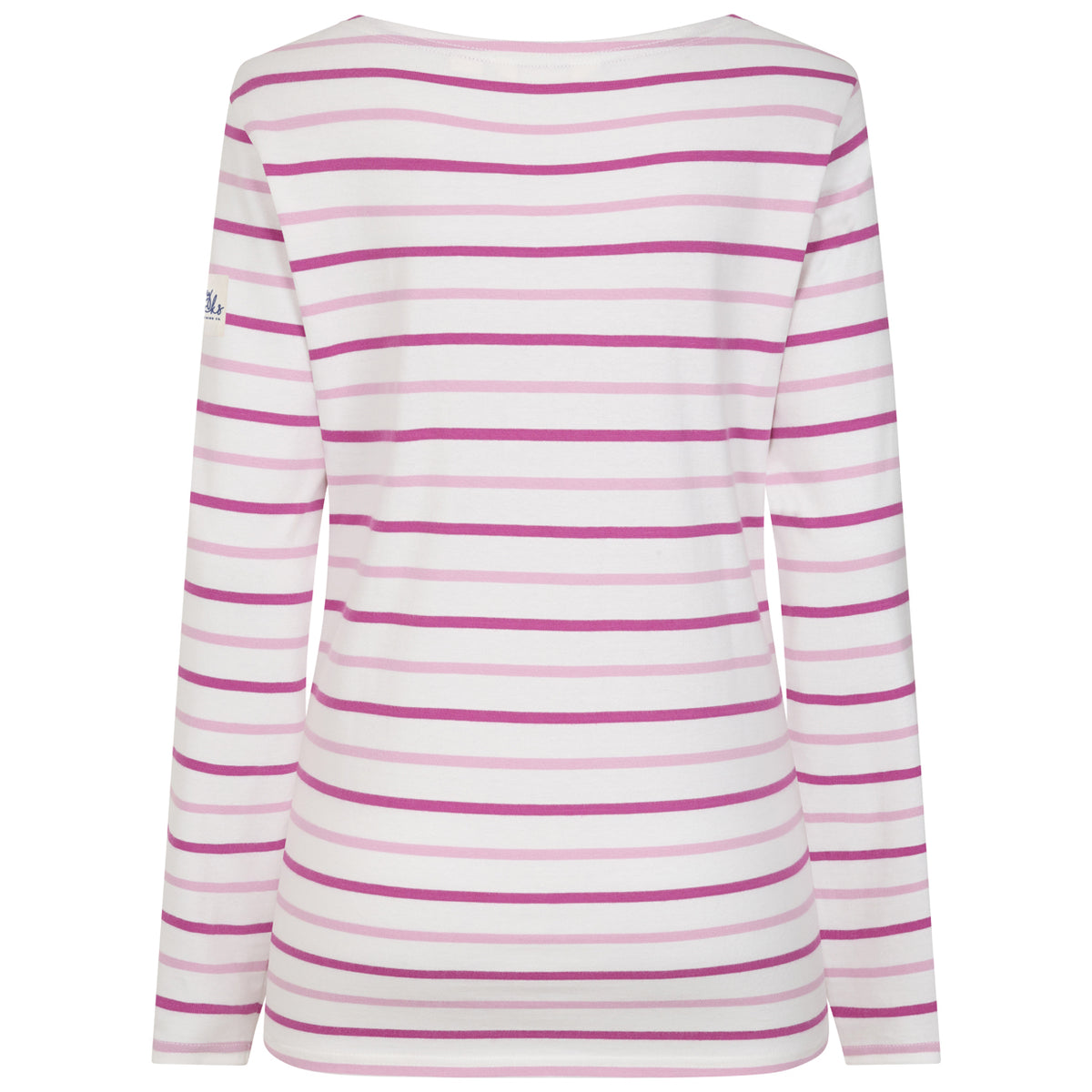 LJ97 - Long Sleeve Striped Breton - Pink