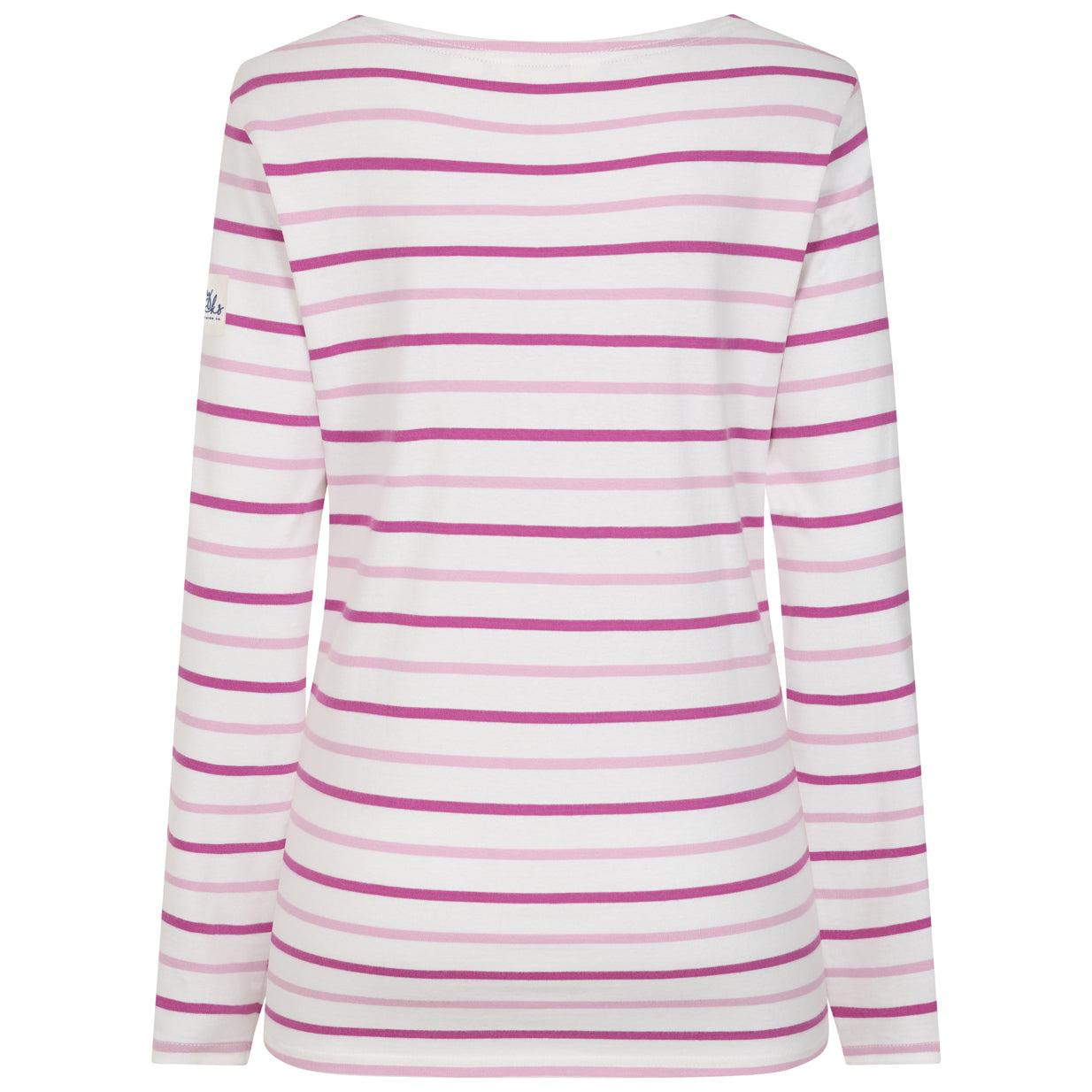 LJ97 - Long Sleeve Striped Breton - Pink