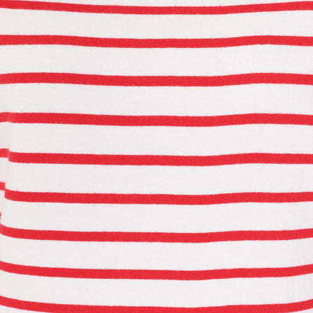 LJ97 - Long Sleeve Striped Breton - Cherry