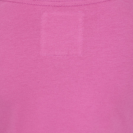 LJ99C - Girls Long Sleeve Printed Top - Raspberry