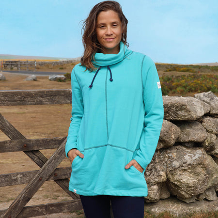 LJ99 - Ladies Drawstring Sweatshirt - Sea Green