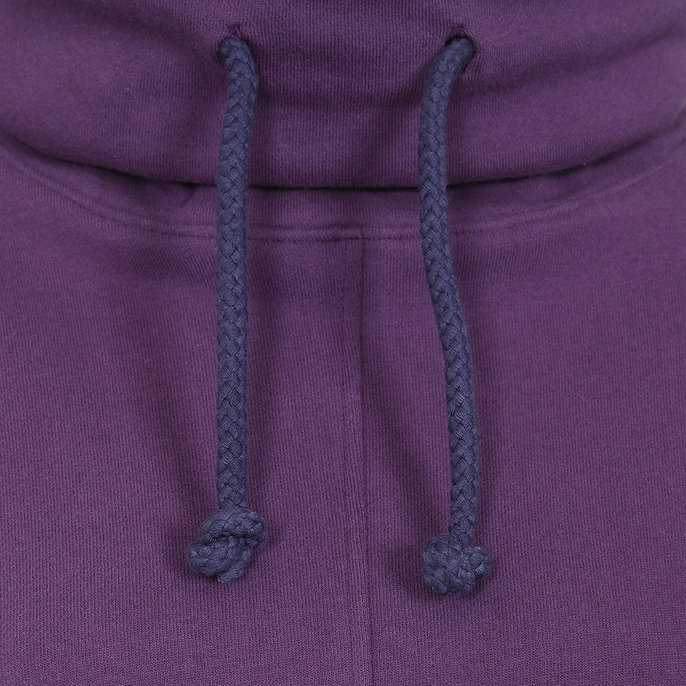 LJ99 - High Neck Sweatshirt With Pockets - Loganberry