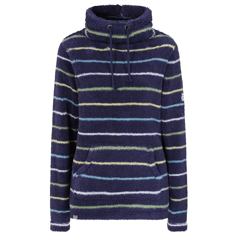 LJ30S - Striped Roll Neck Snug - Winter Greens