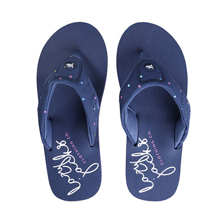 LJ231GC  - Girl's Foam Flip Flops - Spot