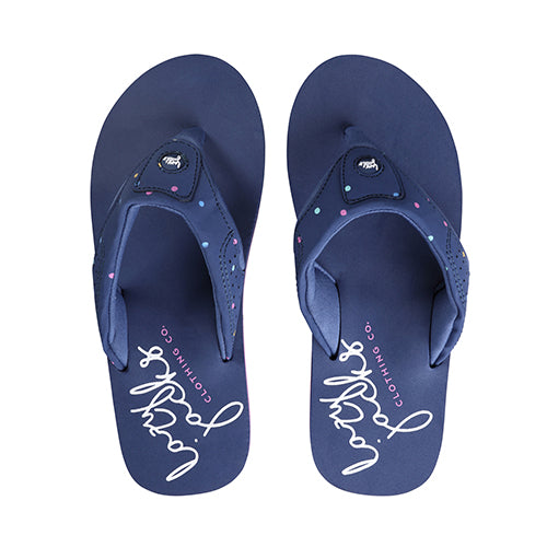 LJ231GC  - Girl's Foam Flip Flops - Spot