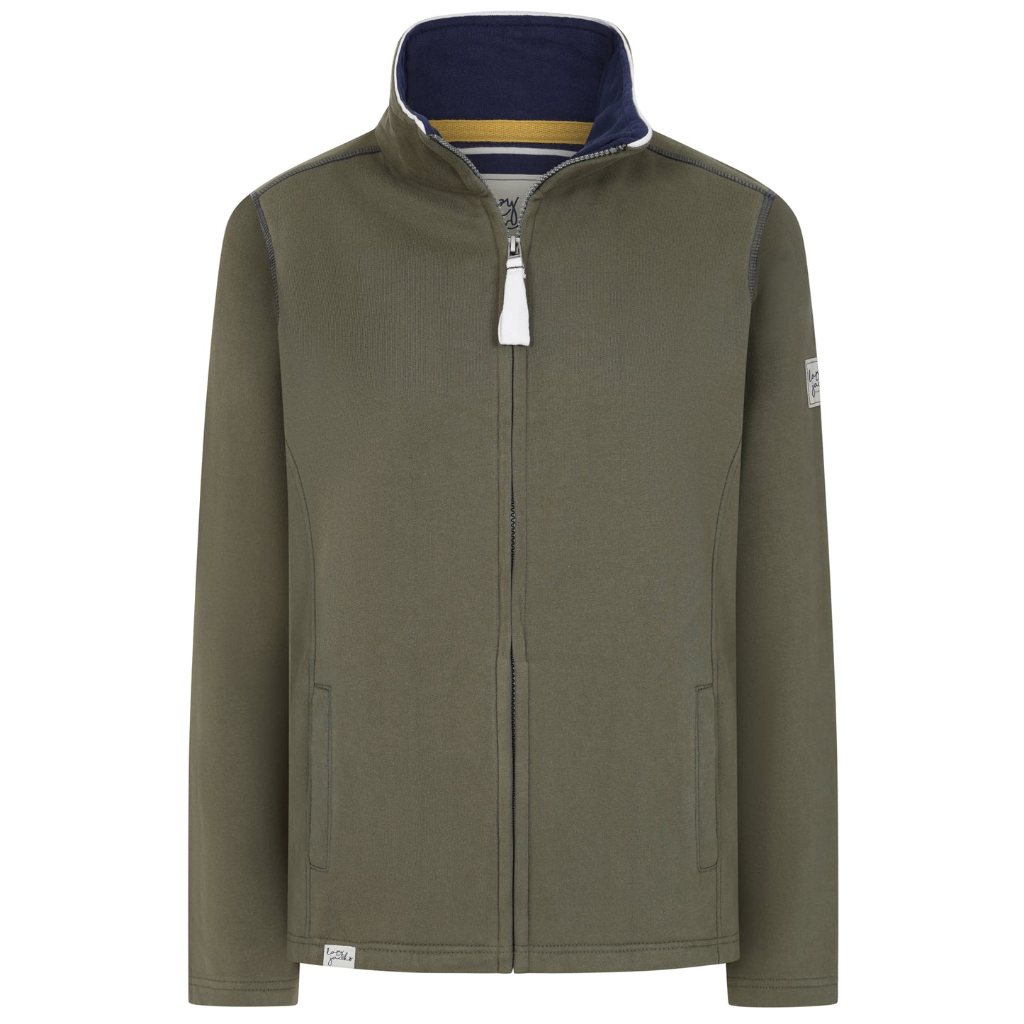 LJ33 - Ladies Full Zip Sweatshirt - Khaki
