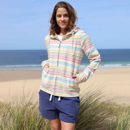 LJ302 - Ladies Ful Zip Hoodie - Pastels