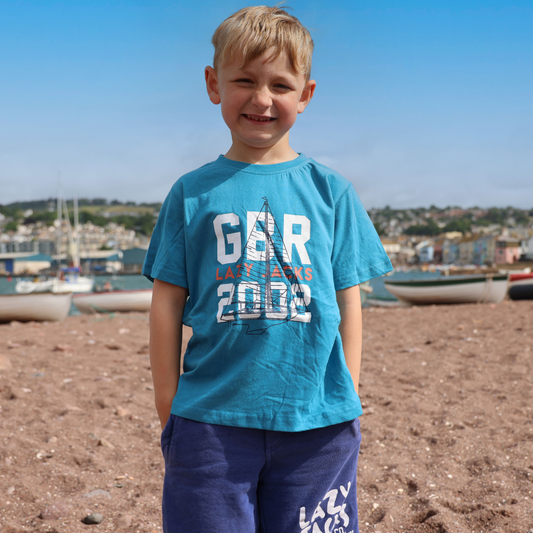 LJ15C - Boys Printed T-Shirt - Teal