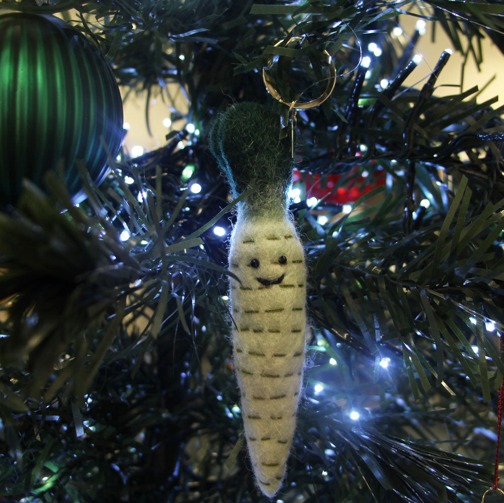 Patterned Parsnip Key Ring