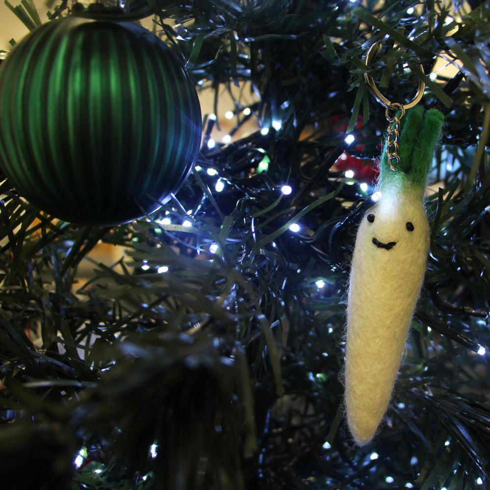 Plain Parsnip Key Ring