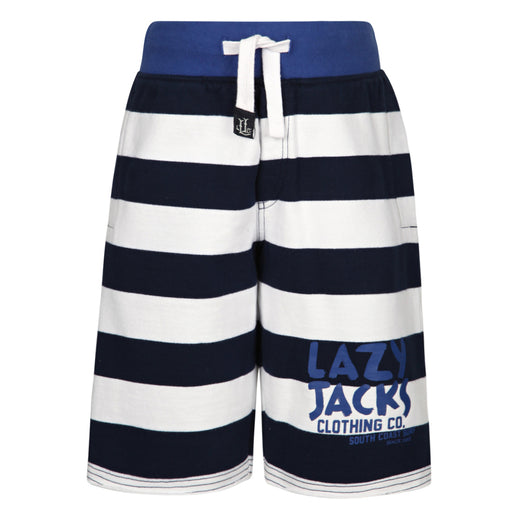 LJ58C - Boys Striped Shorts - Marine