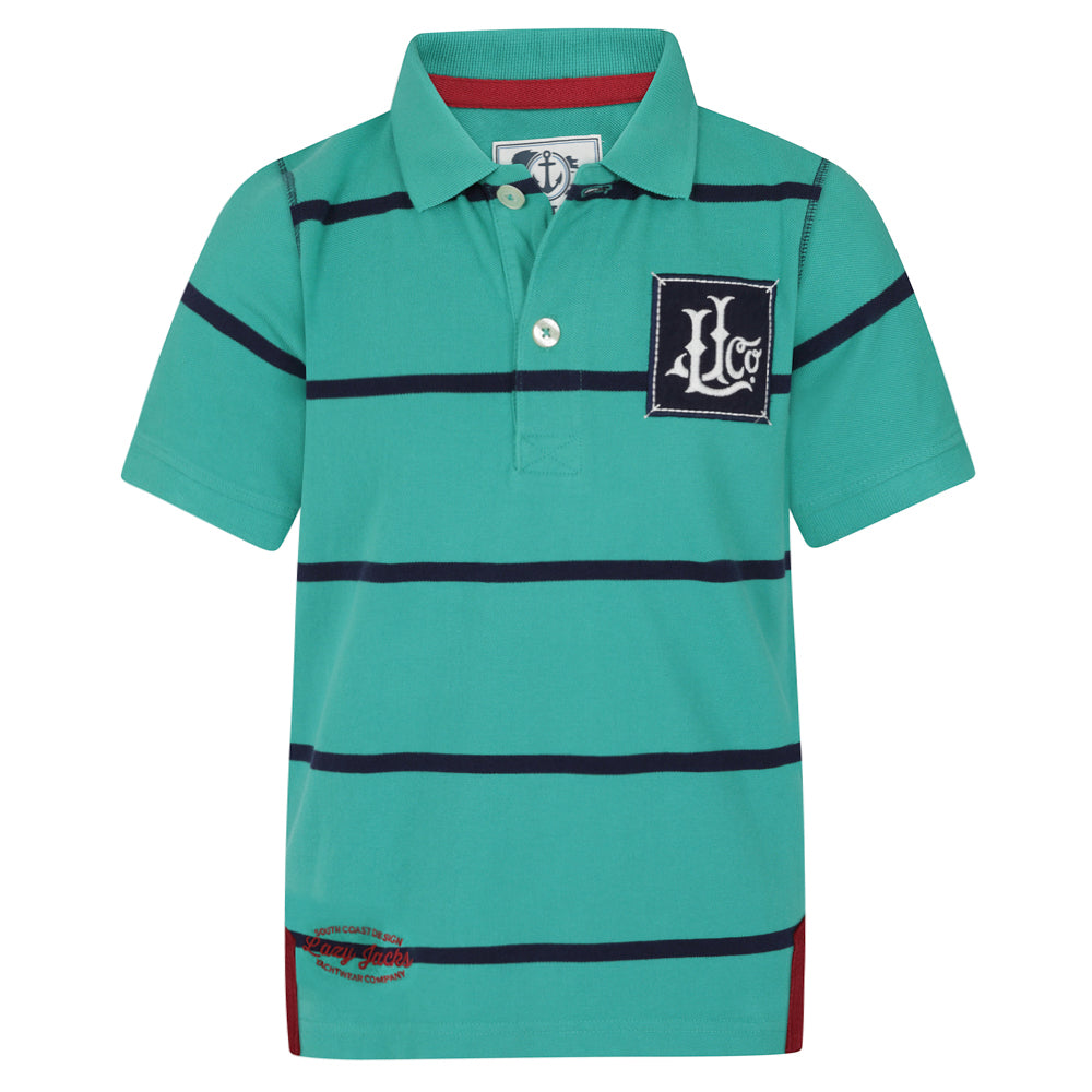 LJ18CE - Boy's Polo Shirt - Mineral Green