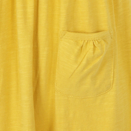 LJ374C - Girls Cotton Dress - Gorse