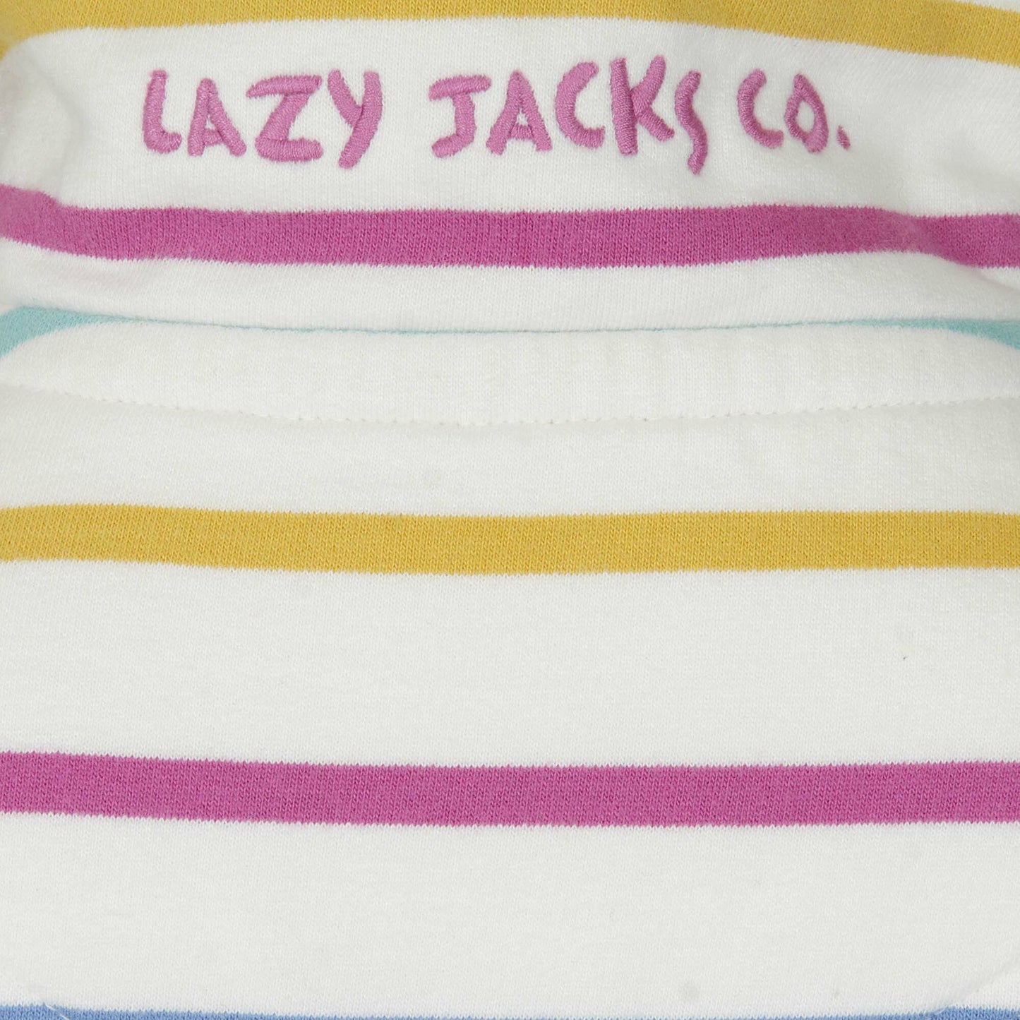 LJ35C - Girls 1/4 zip Stripe Sweatshirt - Periwinkle