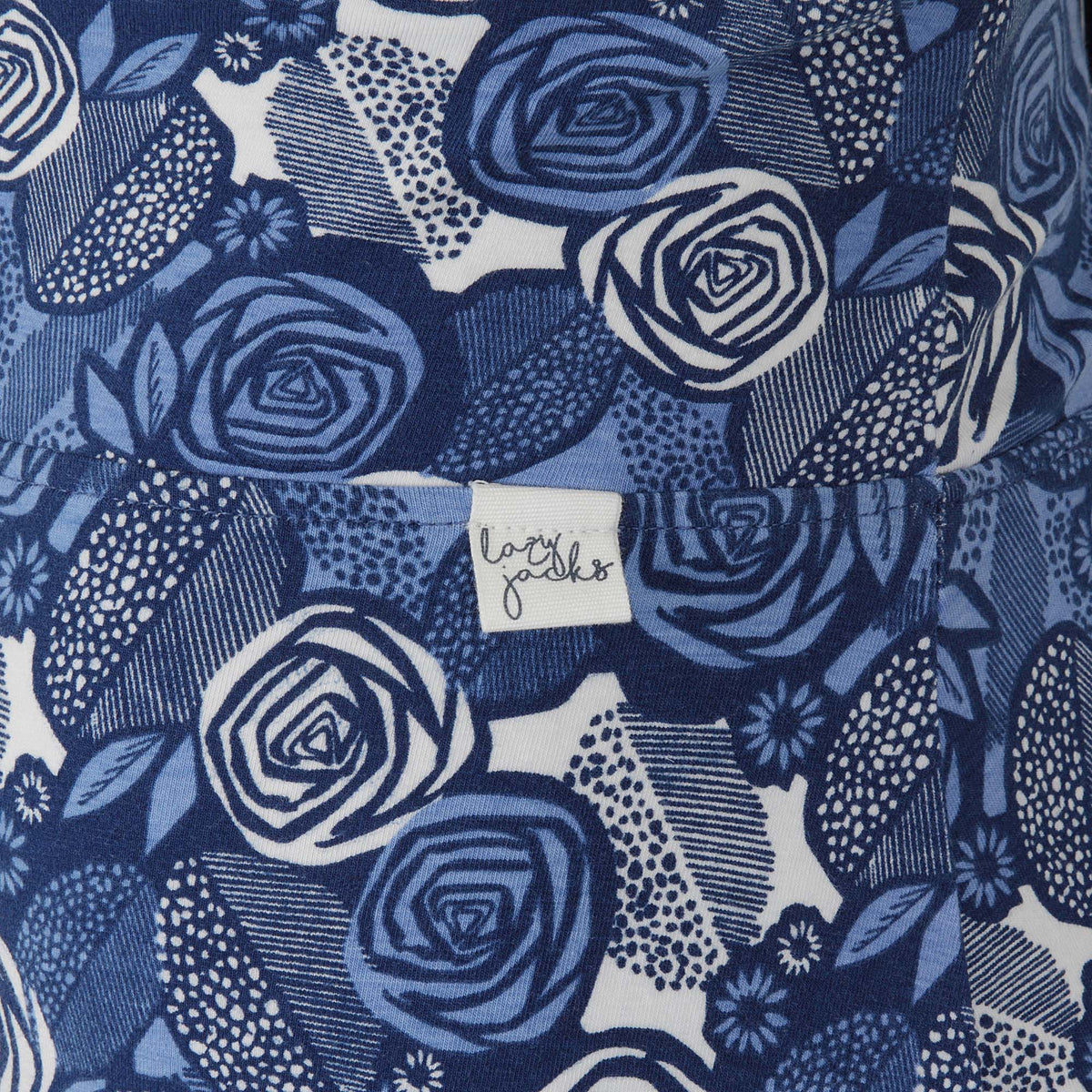 LJ41 - Printed Jersey Skirt - Rose