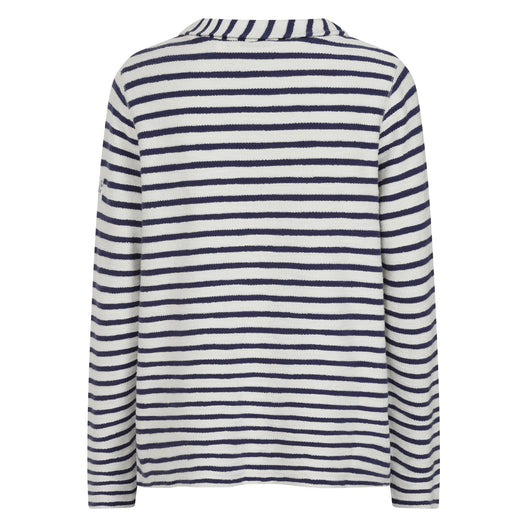 LJ105S - Textured Roll Neck Sweatshirt - Ivory