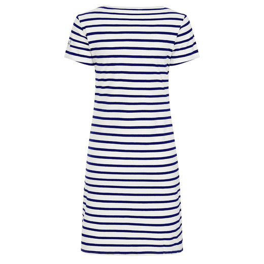LJ115 - Ladies Striped T-Shirt Dress - Marine