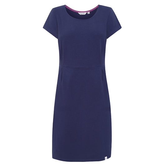 LJ127 - Plain Dress With Pockets - Twilight