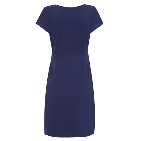 LJ127 - Plain Dress With Pockets - Twilight