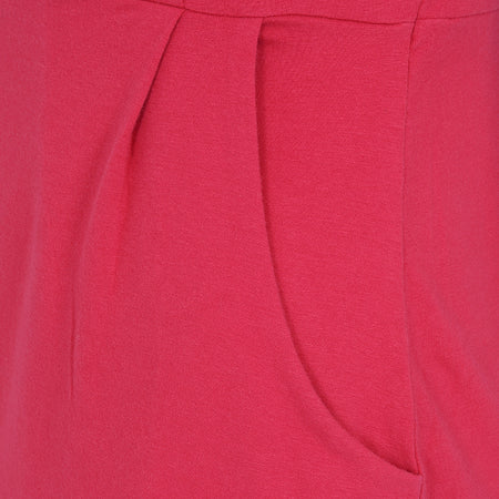 LJ127 - Plain Dress With Pockets - Watermelon