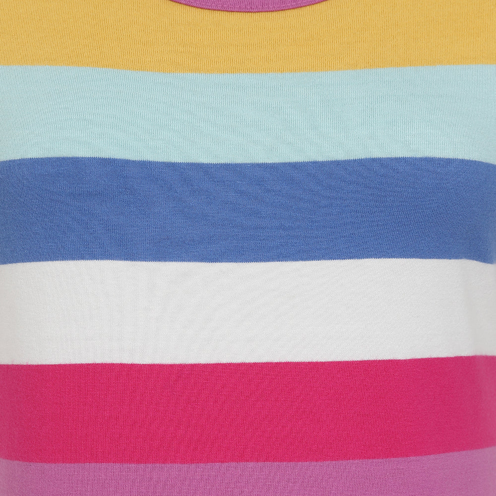 LJ150 - Long T-Shirt Dress - Multi