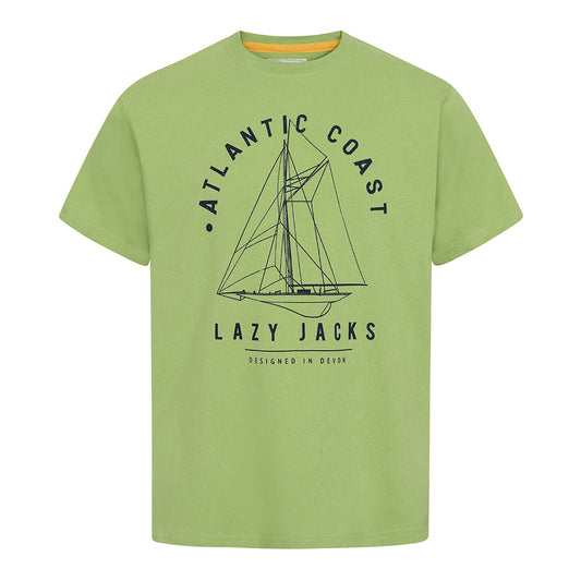LJ15C - Boys Printed T-Shirt - Lime